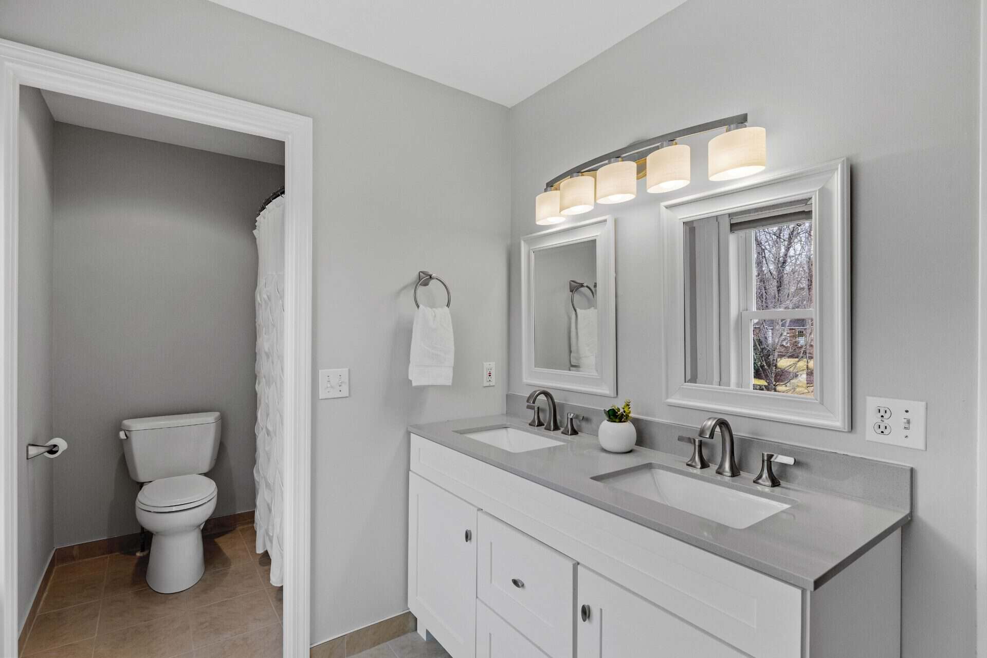 modern bathroom and sink design in a house